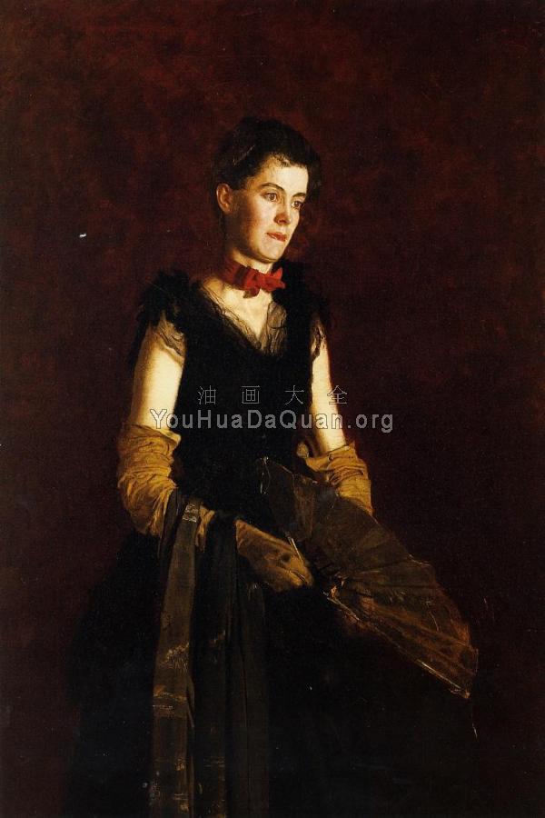 Portrait of Letitia Wilson Jordan - 托马斯·伊肯斯